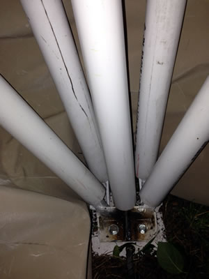 Quonset Dome footing