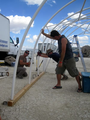 Quonset Hut build