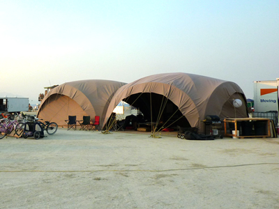 Quonset Dome outside